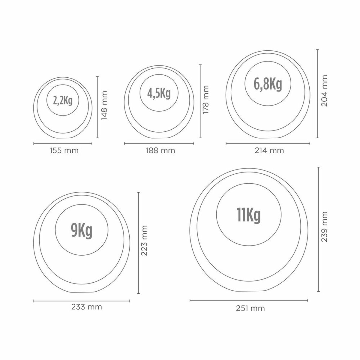 Xiaomi FED 11 Kg гирясы-4
