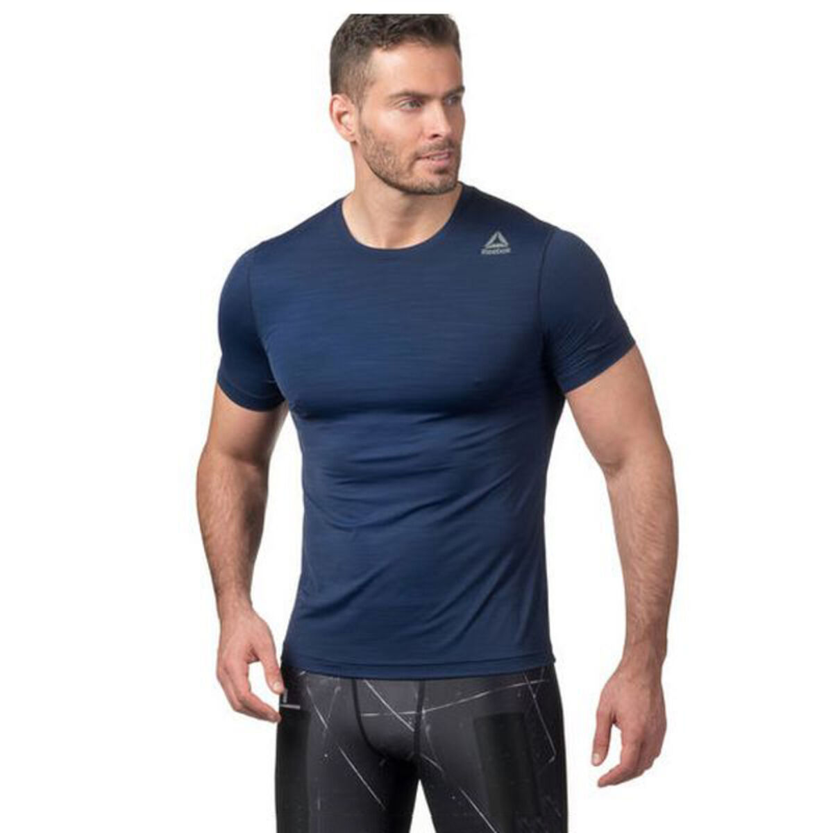 Футболка с коротким рукавом мужская Reebok Wor Aactivchill Tech Синий-3