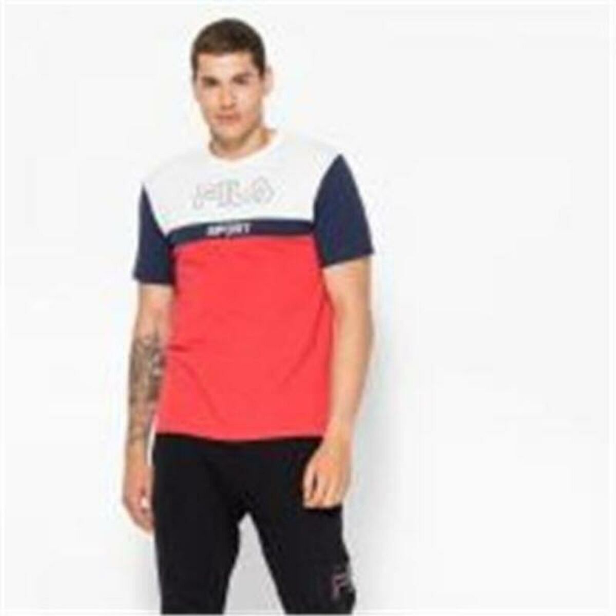 Футболка с коротким рукавом мужская Fila 682859 Белый-2