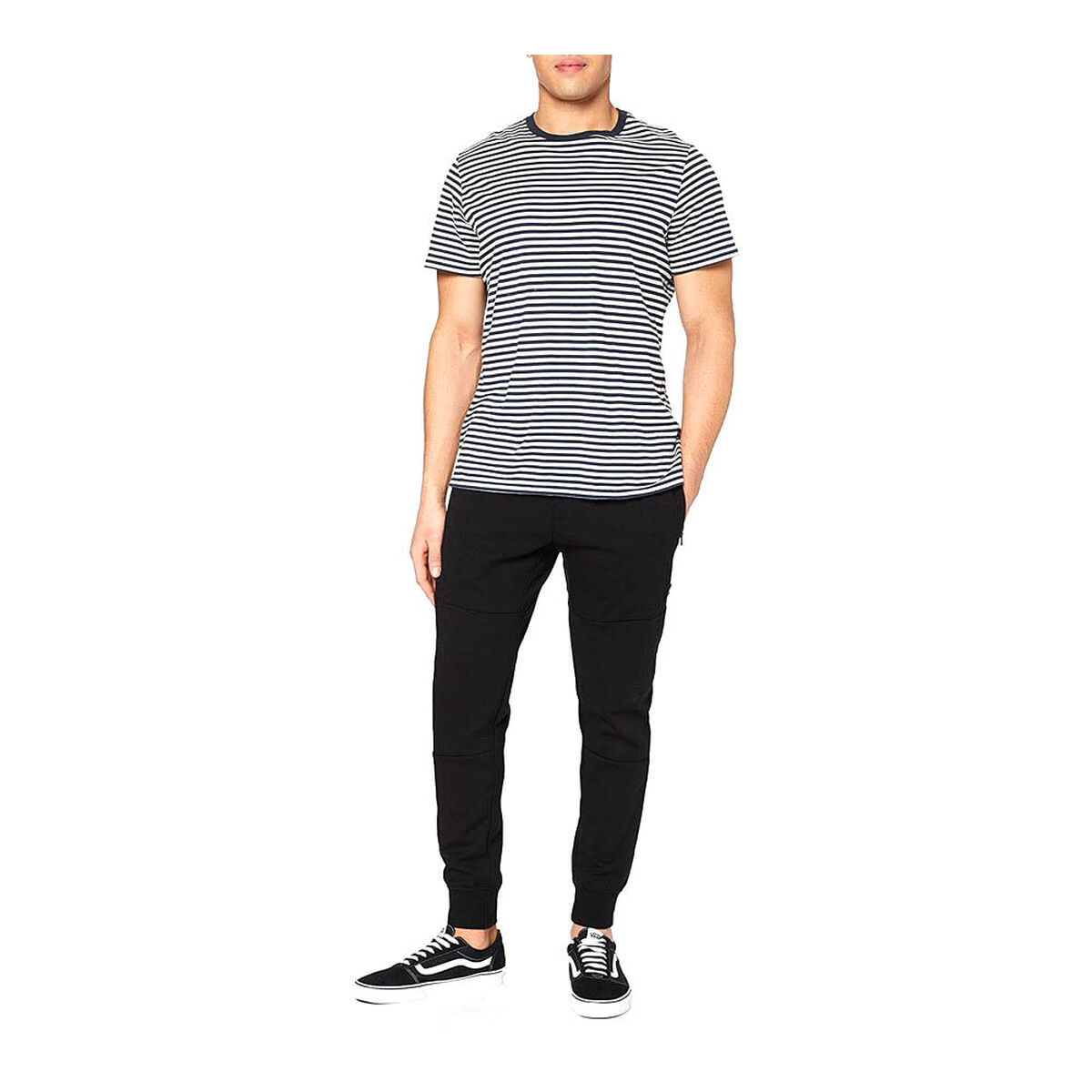 Calças esportivas para adultos KNIT Jack & Jones 12184970 Preto-3