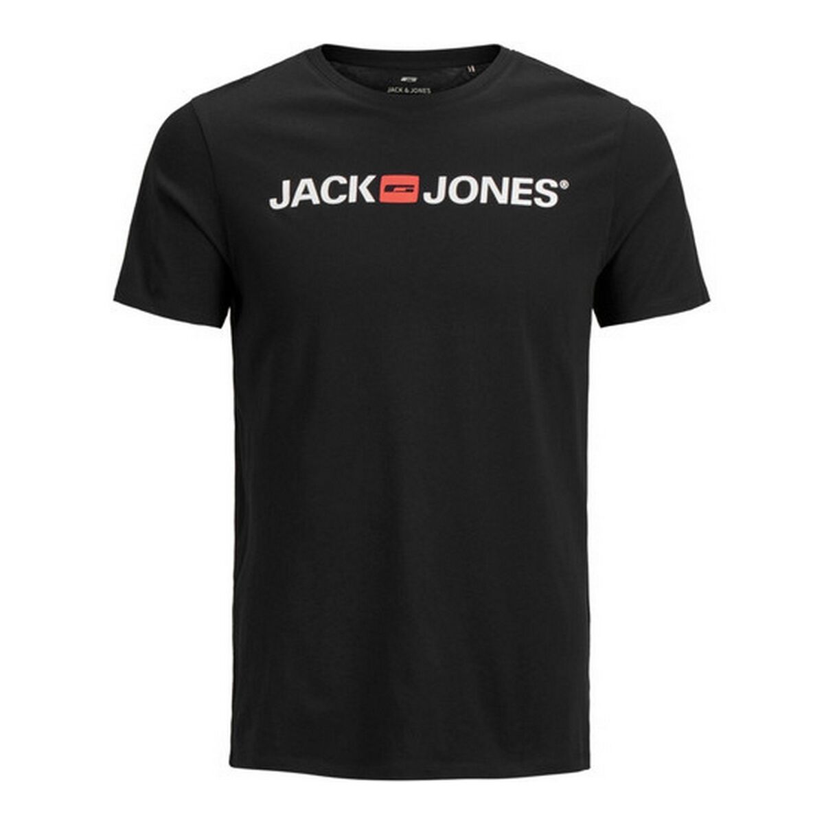 JJECORP LOGO TEE SS Jack & Jones Erkek Kısa Kollu Tişört 12137126 Siyah-2