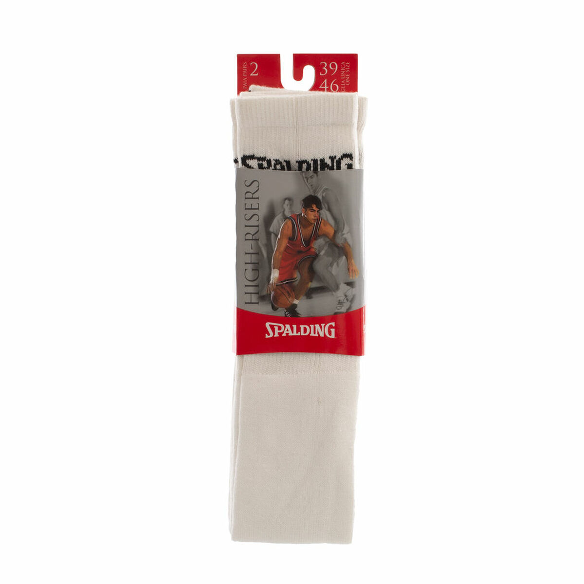 Spalding Socks C34018 White-3