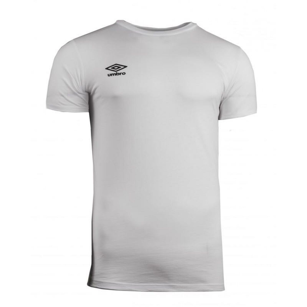Erkақтардың Umbro 64887U 096 Ақ жеңді қысқа жеңді футболка