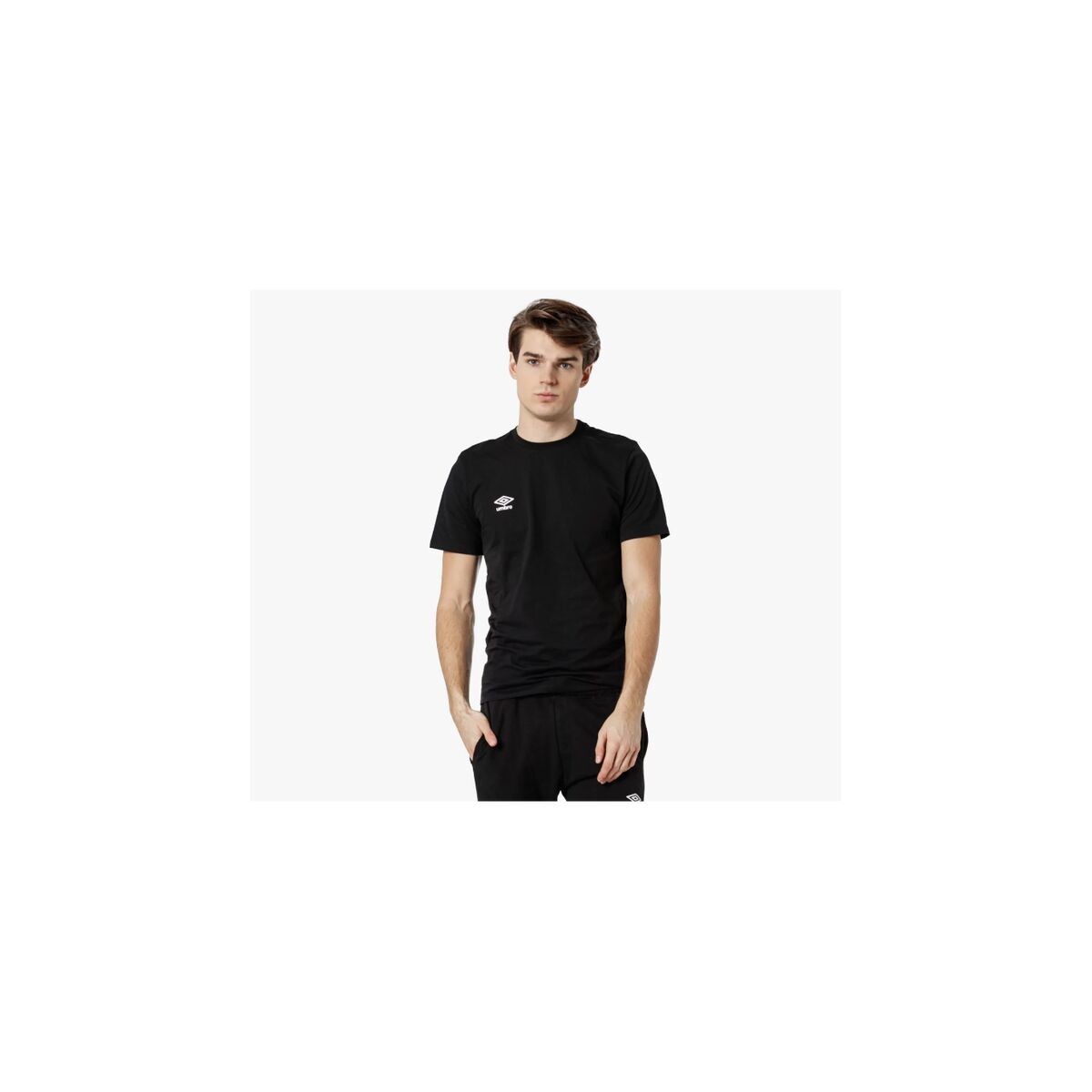 短袖球衣男子Umbro LOGO 65353U 060 Black-3