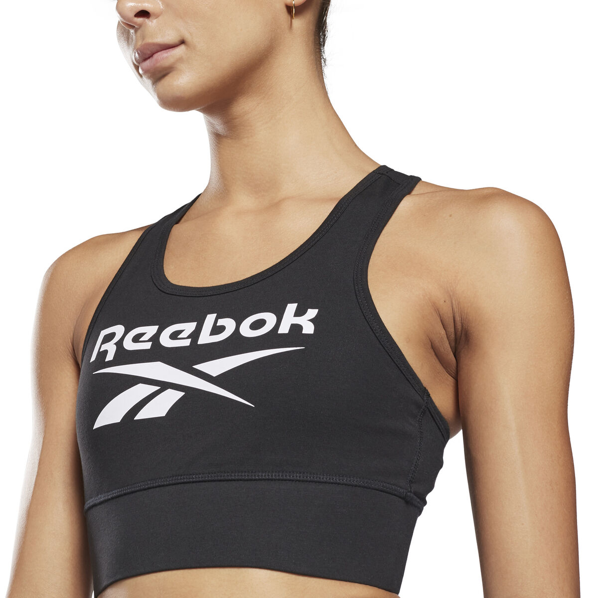 Reebok BRALET女子运动顶部GL2544黑色-2