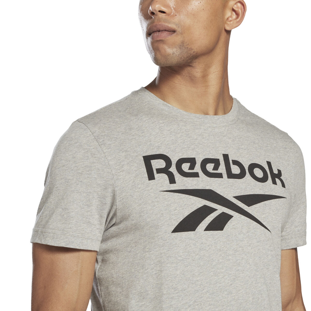 短袖球衣男子Reebok BIG LOGO TEE HD4219灰色-7