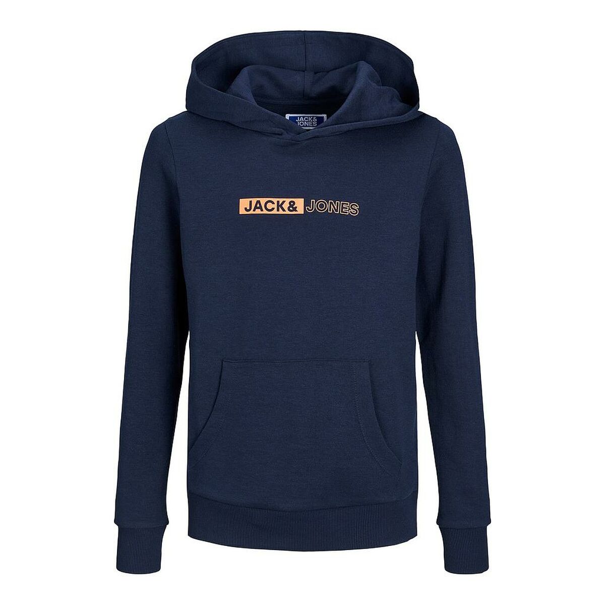 Felpa per bambini Jack & Jones JJNEO HOOD JNR 12225210 Blu scuro
