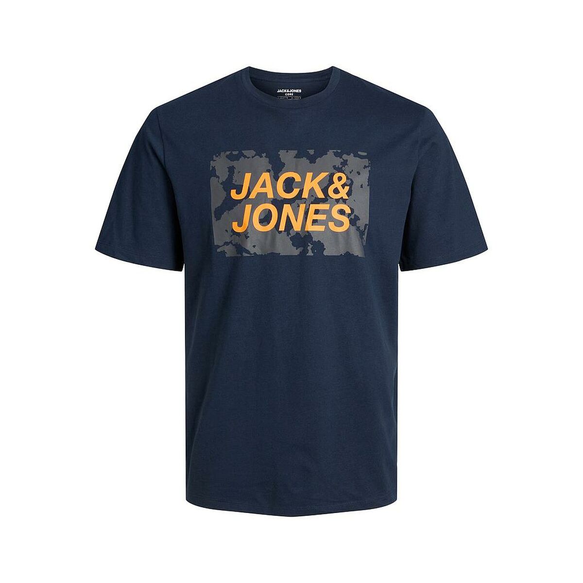 Футболка с коротким рукавом мужская Jack & Jones TEE SS CREW NECK FST 12232356  Тёмно Синий-2
