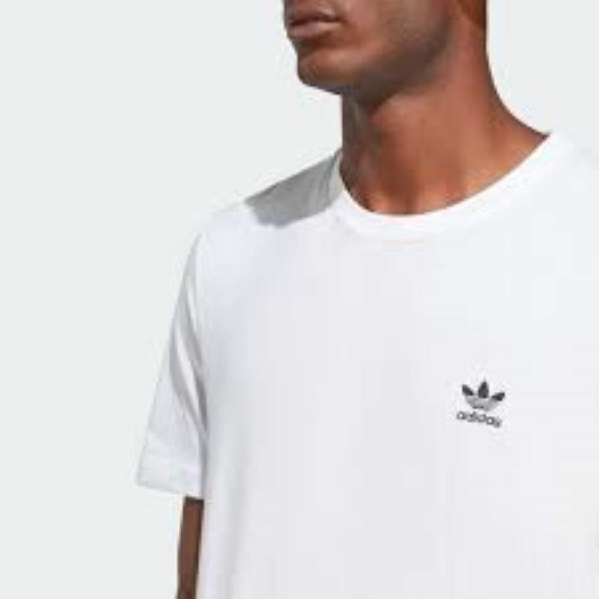 Либоси кӯтоҳмуддати мардона Adidas ESSENTIAL TEE IA4872 Сафед-2