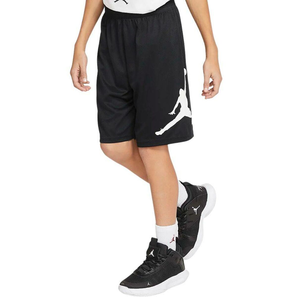 JUMPMAN WRAP Nike MESH 957371 023 Boys Sports Shorts Black-2
