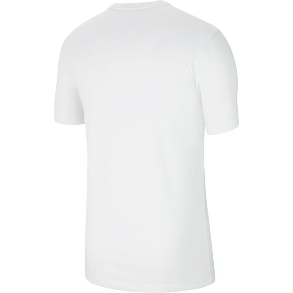 Men's Short Sleeve T-Shirt DF PARK20 SS TOP CW6936 Nike 100 White-2