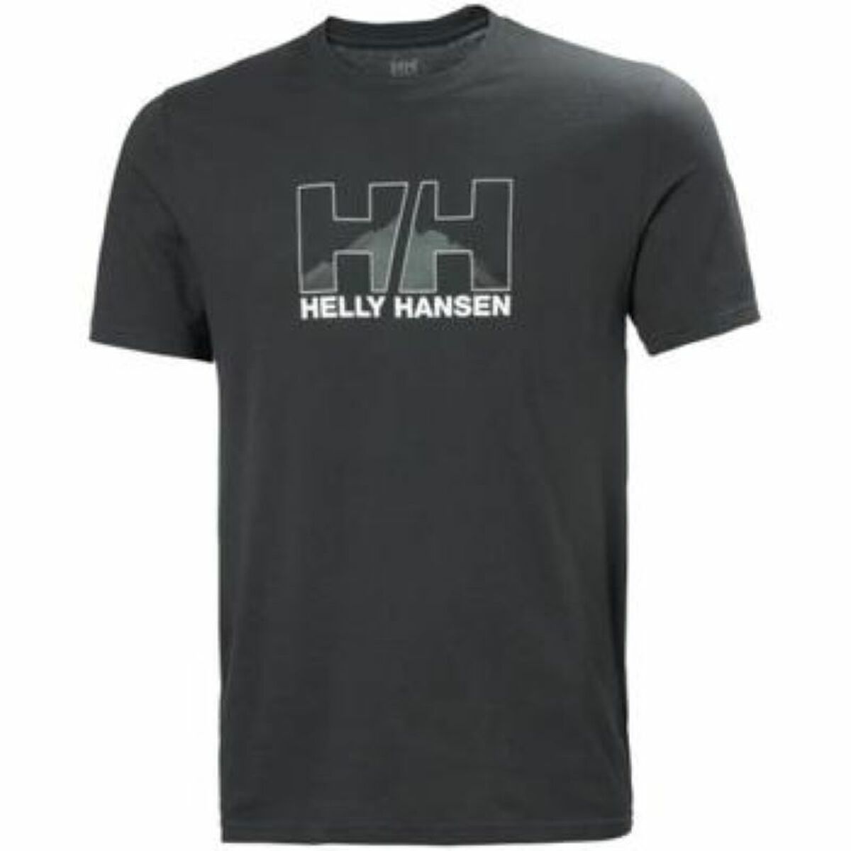 Men 's Short Sleeve T-Shirt NORD GRAPHIC Helly Hansen 62978 981 Γκρι-4