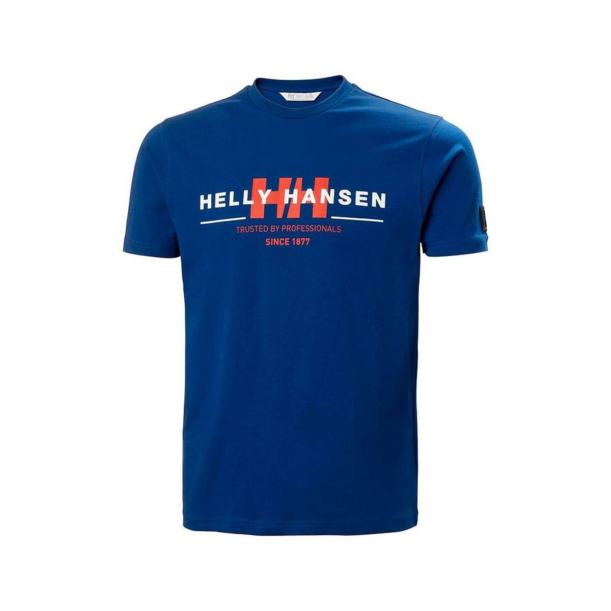 Men's Short Sleeve T-shirt NORD GRAPHIC Helly Hansen 53763 607 Blue Pink-3