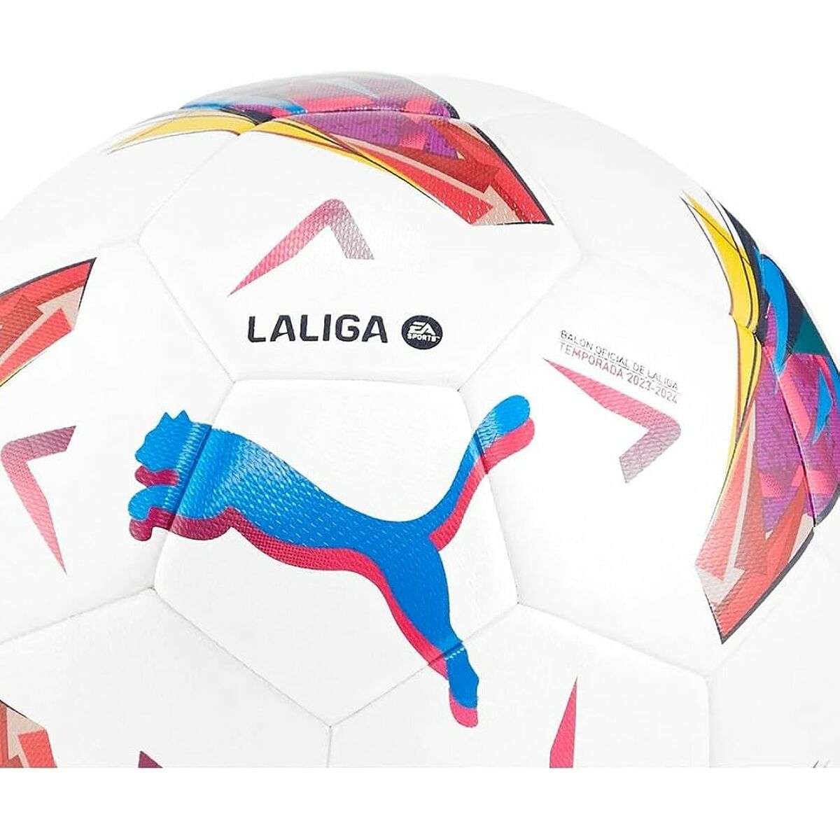 Футбольный мяч Puma LALIGA 1 HYB 084108 01 Белый синтетический Размер 5-3