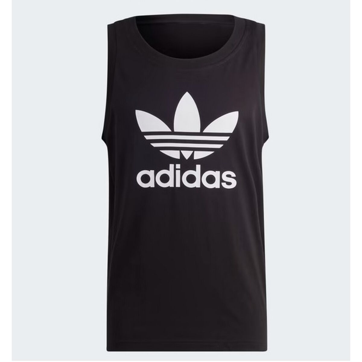 Мужская футболка без рукавов Adidas TREFOIL TANK IA4811  Чёрный-2