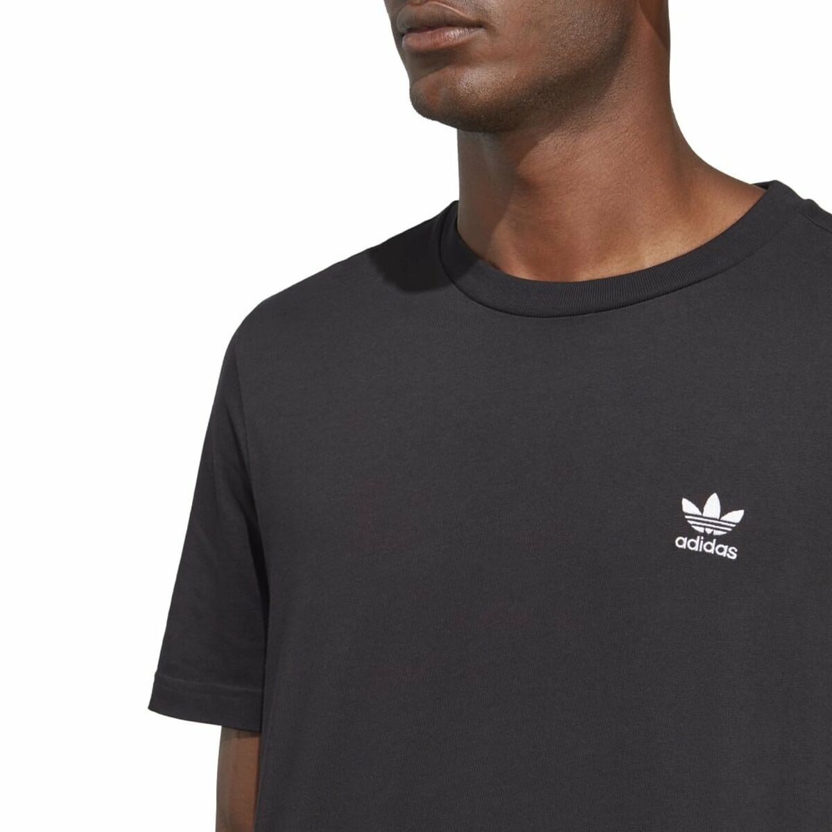 Men's Adidas ESSENTIAL TEE Short Sleeve T-Shirt IA4873 Black-2