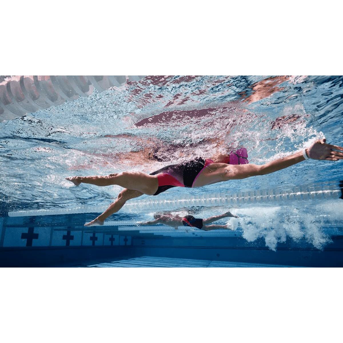 Шапочка для плавания Speedo 8-70990F290 Розовый Силикон Пластик-2