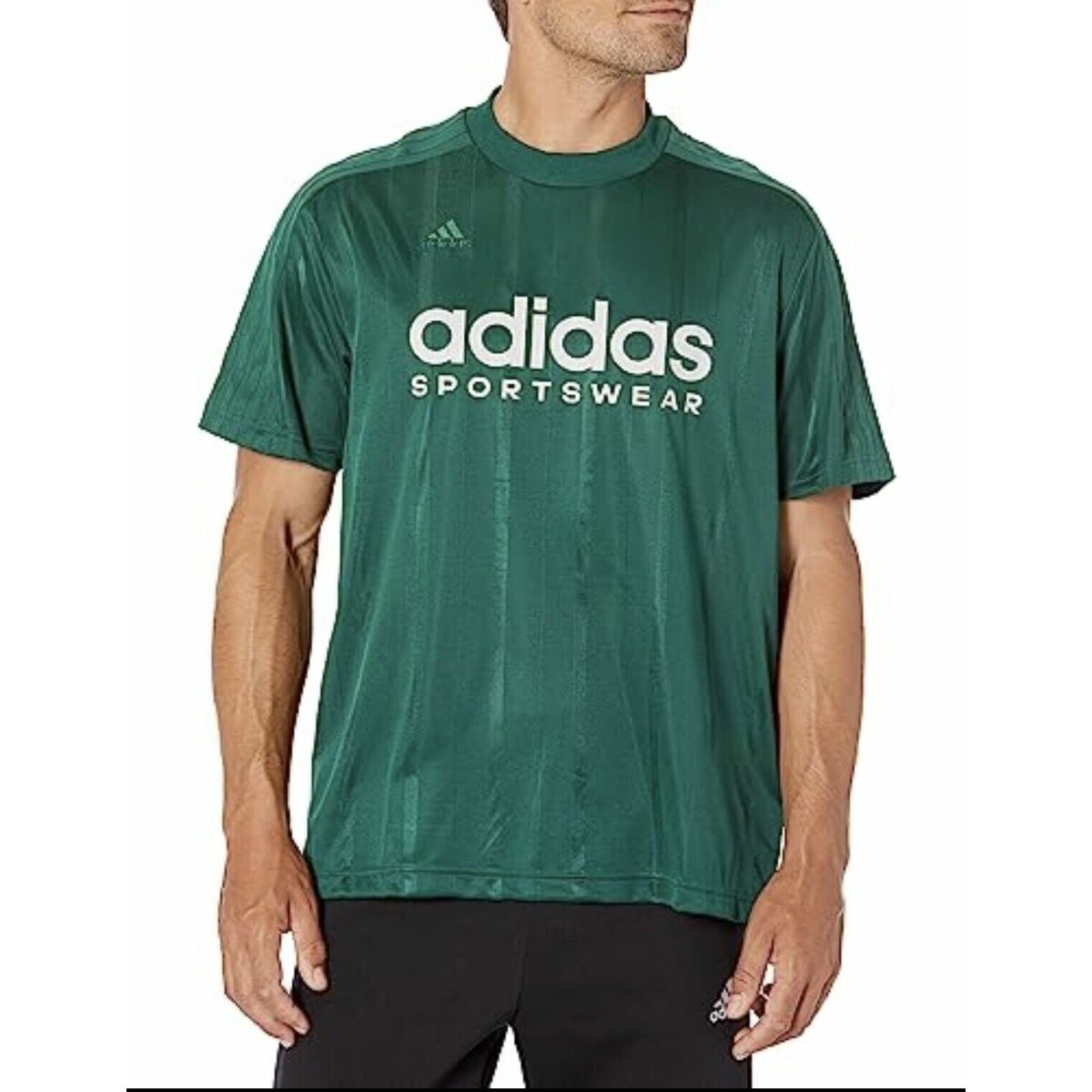 Футболка с коротким рукавом мужская Adidas TIRO TEE IQ0894 Зеленый-2