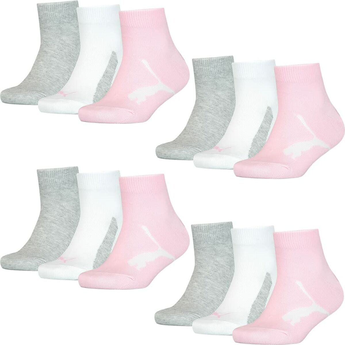 Socks Puma bwt quarter 100000970 004 Pink-3