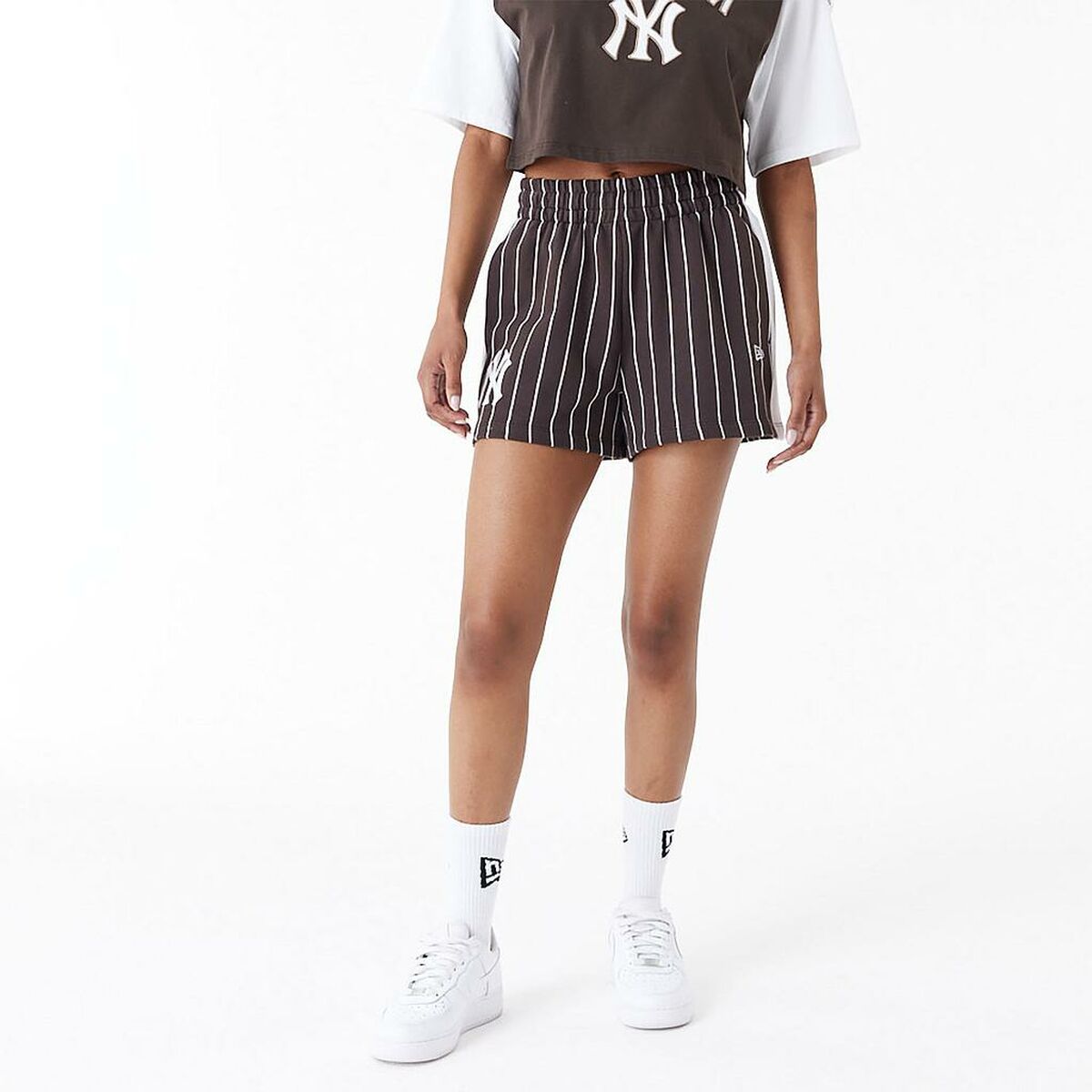 New Era Lifestyle Shorts NEYYAN 60435299 Women's Sports Shorts Black-2