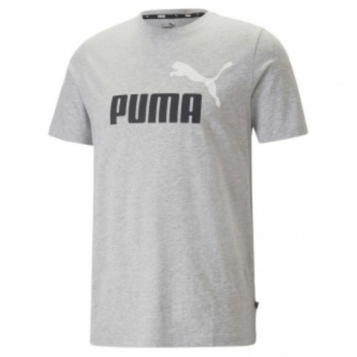 Men's Short Sleeve T-Shirt Puma ESS 2 COL LOGO 586759 04 Grey-2