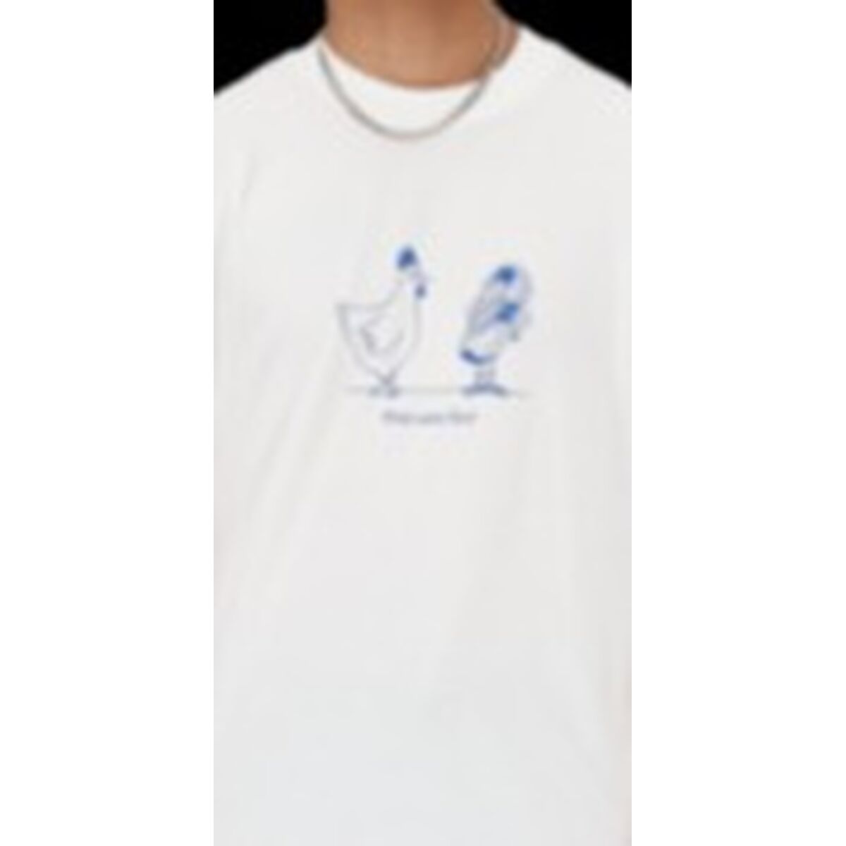 Men's ESSENTIALS CHICKEN New Balance T-Shirt MT41591 White-2