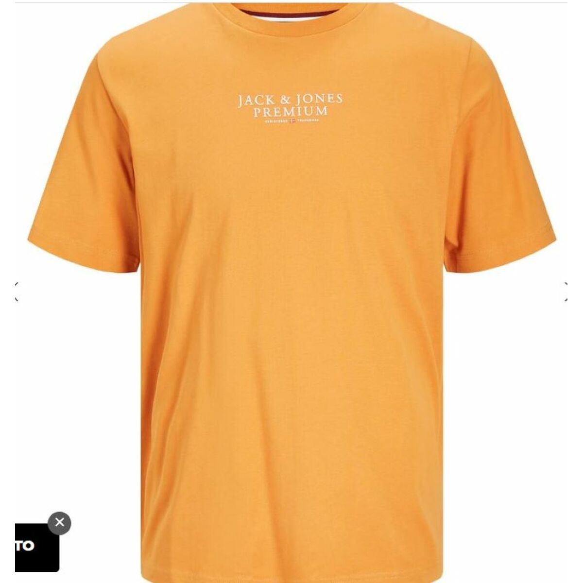 短袖球衣男子Jack&Jones JPRBLUARCHIE SS TEE 12217167橙色-2