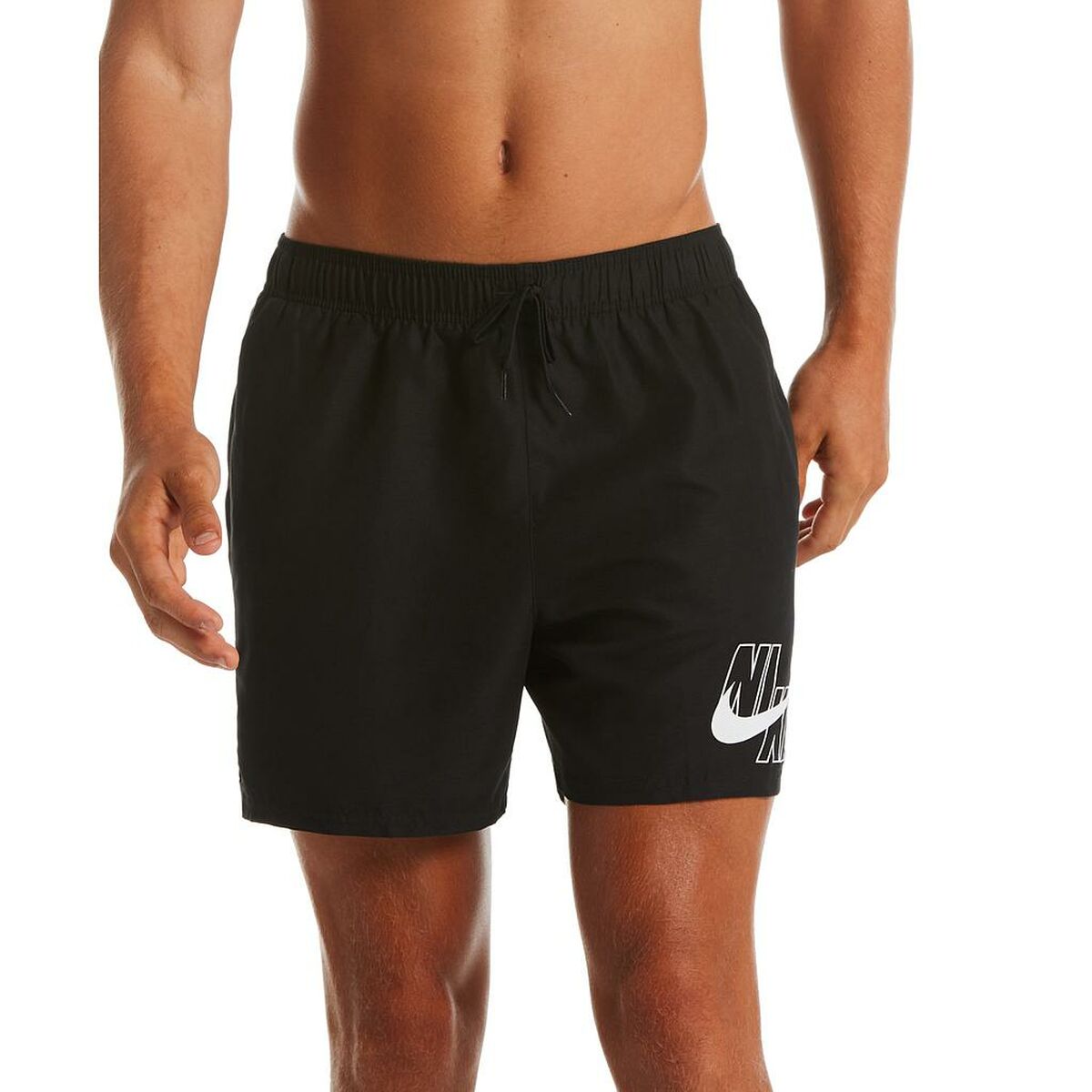 Costume da bagno maschile Nike Lap 5 NESSA566 001 Nero-2