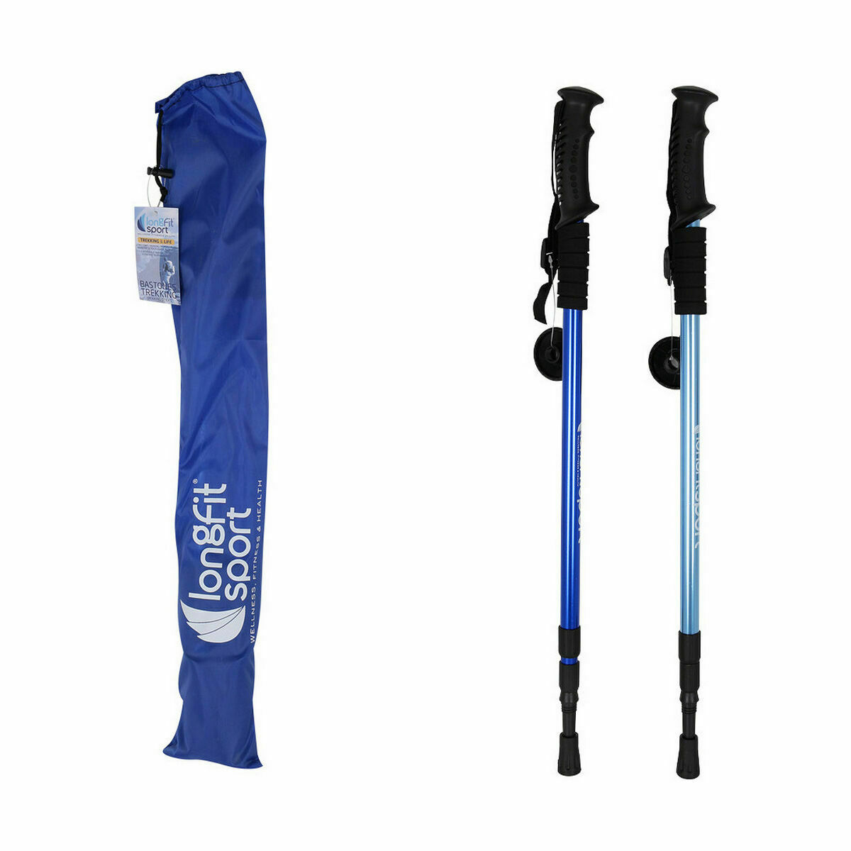 Палка для треккинга LongFit Sport Care (2 штук)-2