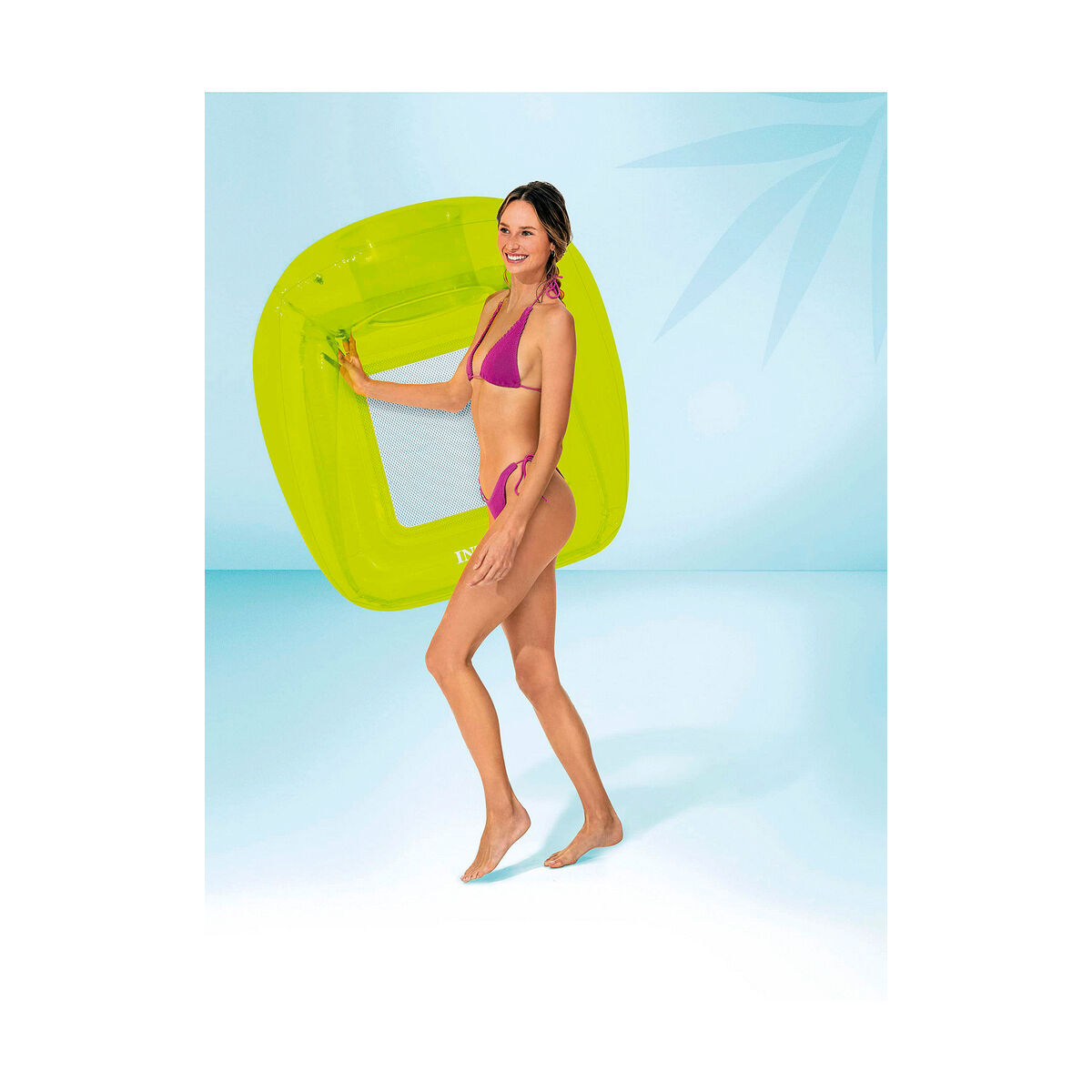 Надувной круг Intex Lounge 104 x 102 cm PVC-3