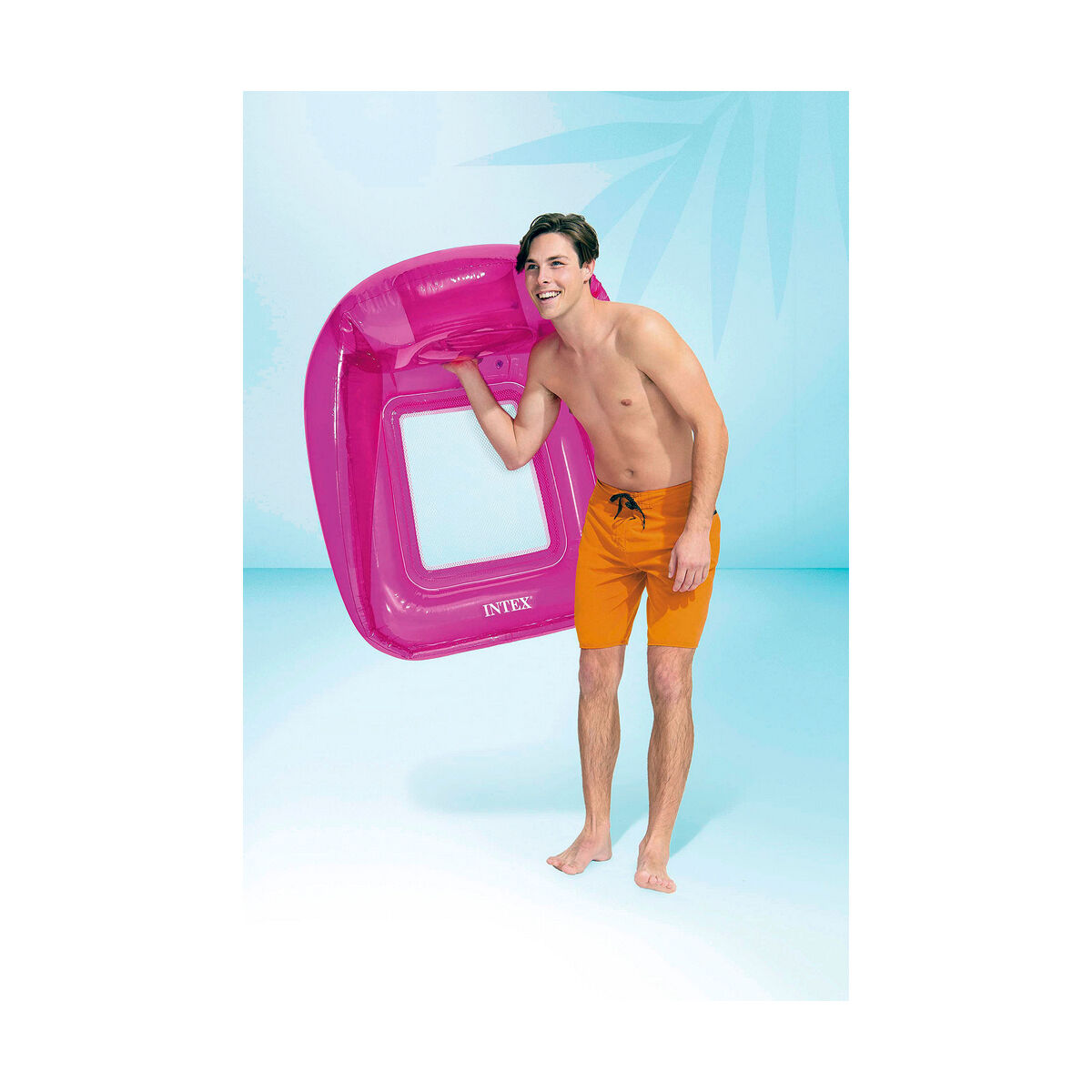 Надувной круг Intex Lounge 104 x 102 cm PVC-5