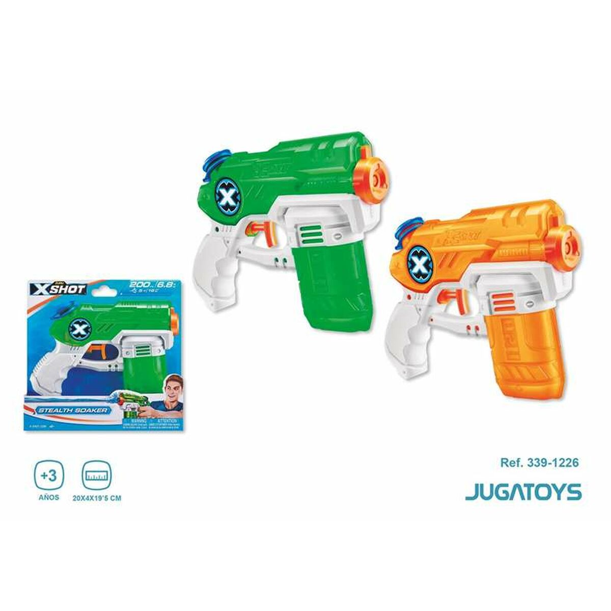 Водяной пистолет X-Shot Warfare Mini Stealth Soaker 20 x 4 x 19 cm-2