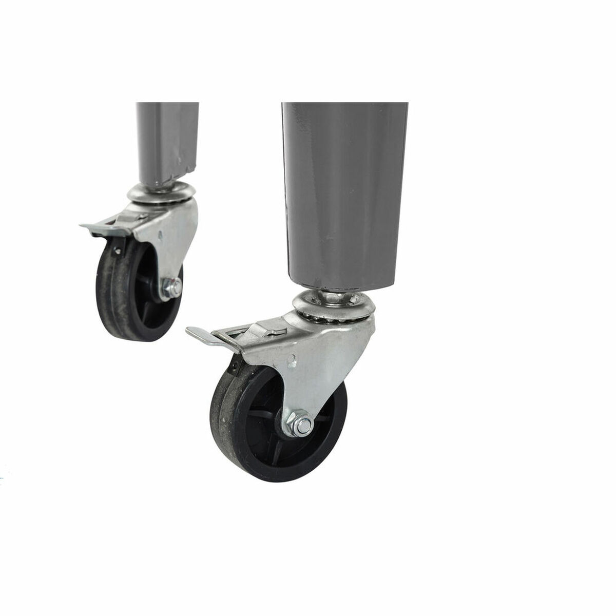 Refrigerator DKD Home Decor Wheels Grey Dark Grey Steel Polypropylene 56 L 74 x 43 x 80 cm (74 x 43 x 80 cm)-3