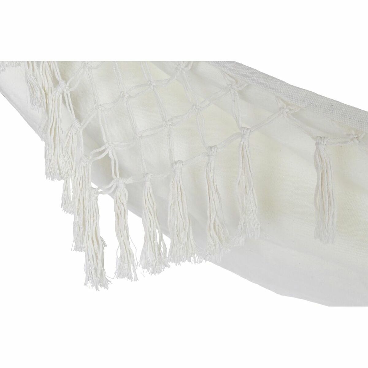 Гамак DKD Home Decor Бежевый полиэстер Хлопок Алюминий (285 x 130 cm)-2