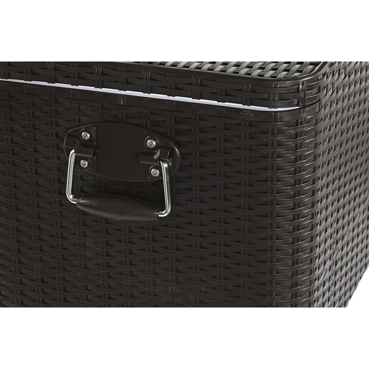 Переносной Холодильник DKD Home Decor Коричневый Металл синтетический ротанг 76 L 83 x 48 x 86 cm-5