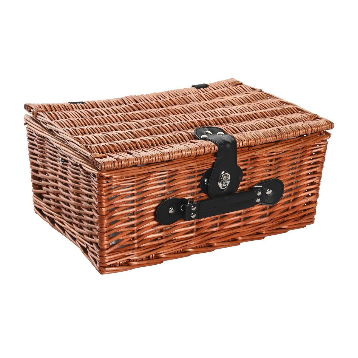 Корзина DKD Home Decor Пикник Натуральный Красный плетеный (48 x 28 x 18 cm)-3