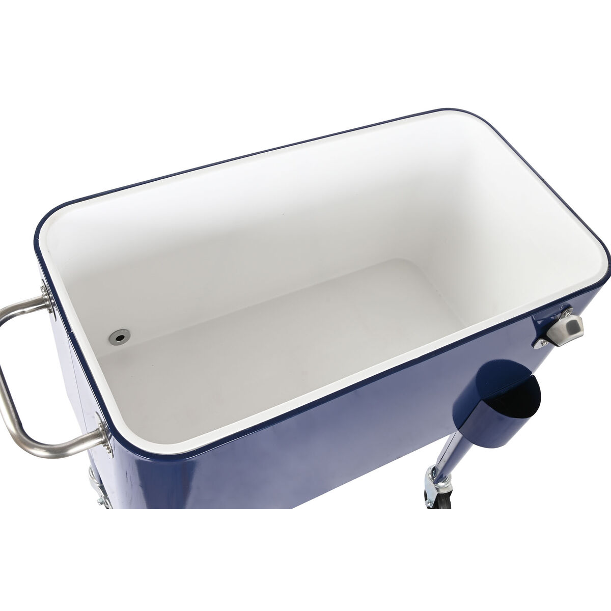 Переносной Холодильник Home ESPRIT Тёмно Синий Сталь полипропилен 56 L 74 x 43 x 80 cm-5