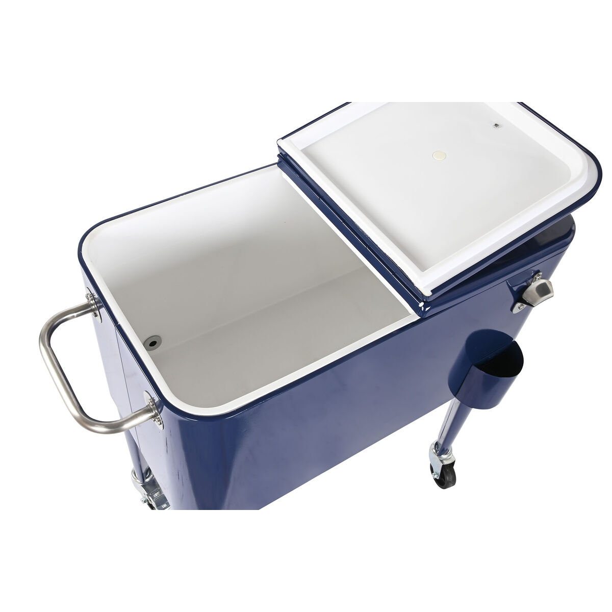 Переносной Холодильник Home ESPRIT Тёмно Синий Сталь полипропилен 56 L 74 x 43 x 80 cm-6