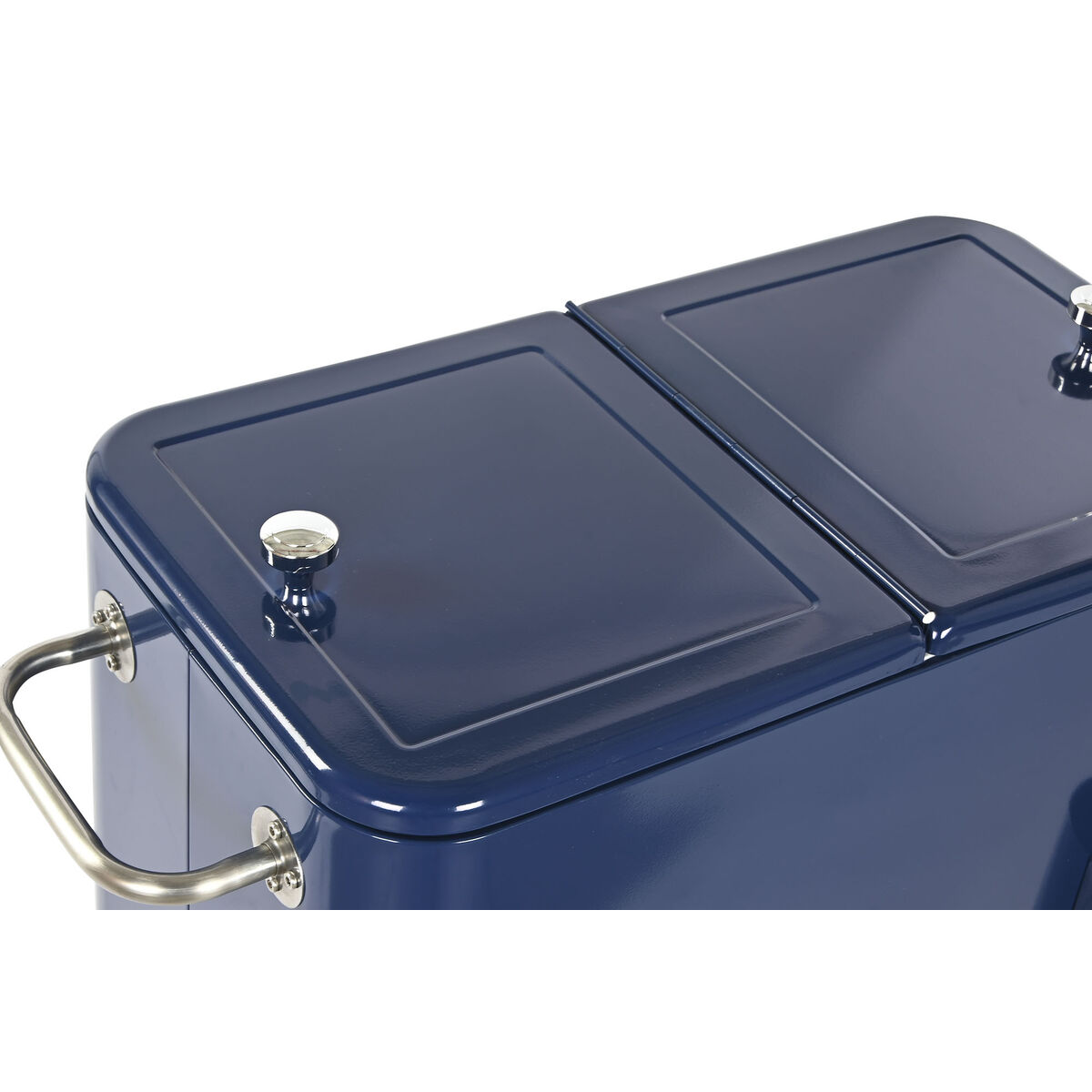 Переносной Холодильник Home ESPRIT Тёмно Синий Сталь полипропилен 56 L 74 x 43 x 80 cm-7