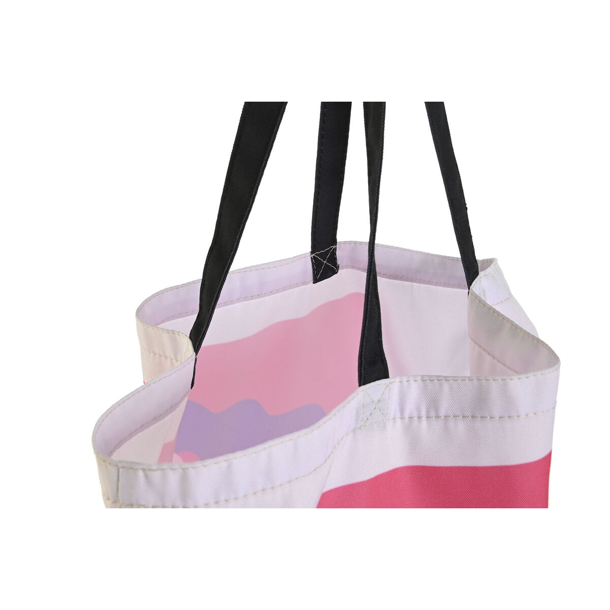 Сумка из ткани DKD Home Decor Белый polialgodon полиэстер 43 x 15 x 40 cm (4 штук)-3