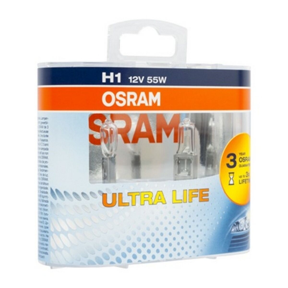 Автомобильная лампа ULTRA LIFE H1 Галогеновый Переднее колесо H1 55 W 12 V (Пересмотрено A)-2
