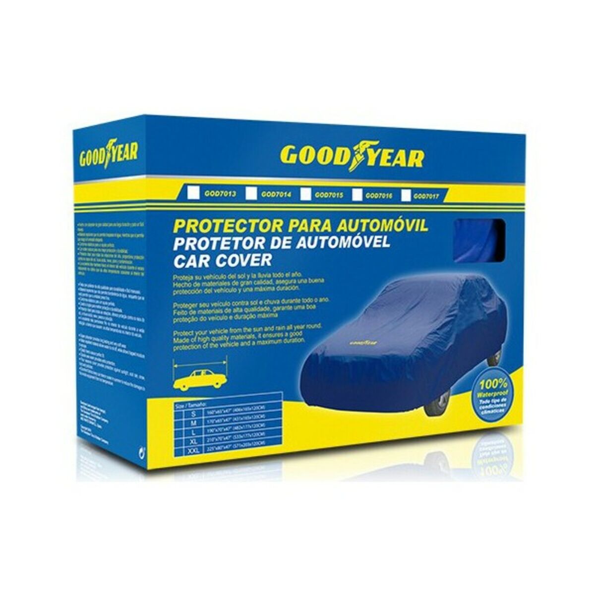 Чехлы для автомобилей Goodyear GOD7015 Синий (Размер L)-2