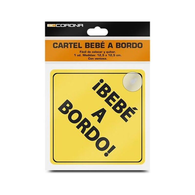 Знак для автомобиля ¡Bebé a Bordo!-3