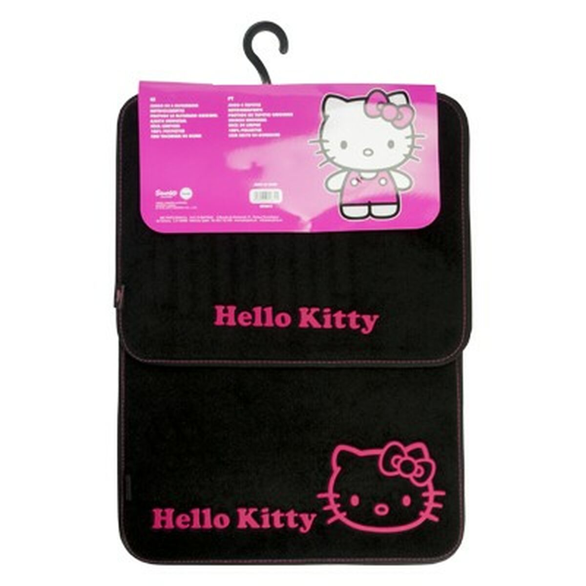 Комплект автомобильных ковриков Hello Kitty Чёрный Розовый (4 pcs)-2