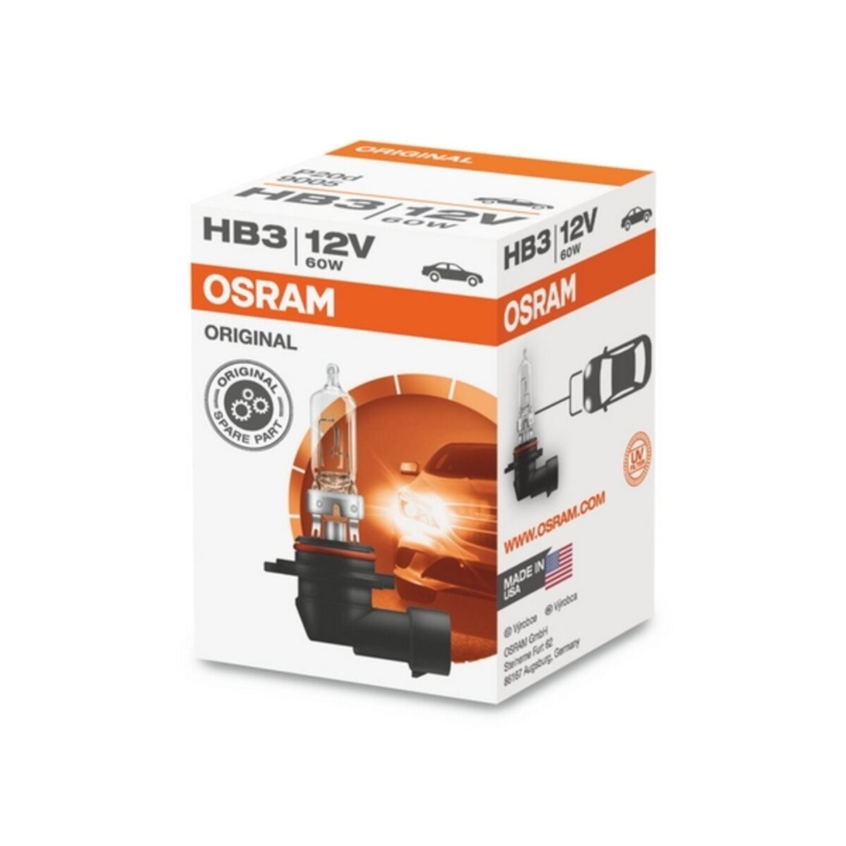 Автомобильная лампа OS9005-01B Osram OS9005-01B HB3 60W 12V-4