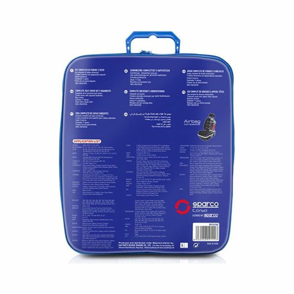 Комплект чехлов на сиденья Sparco S-Line Универсальный (11 pcs)-3