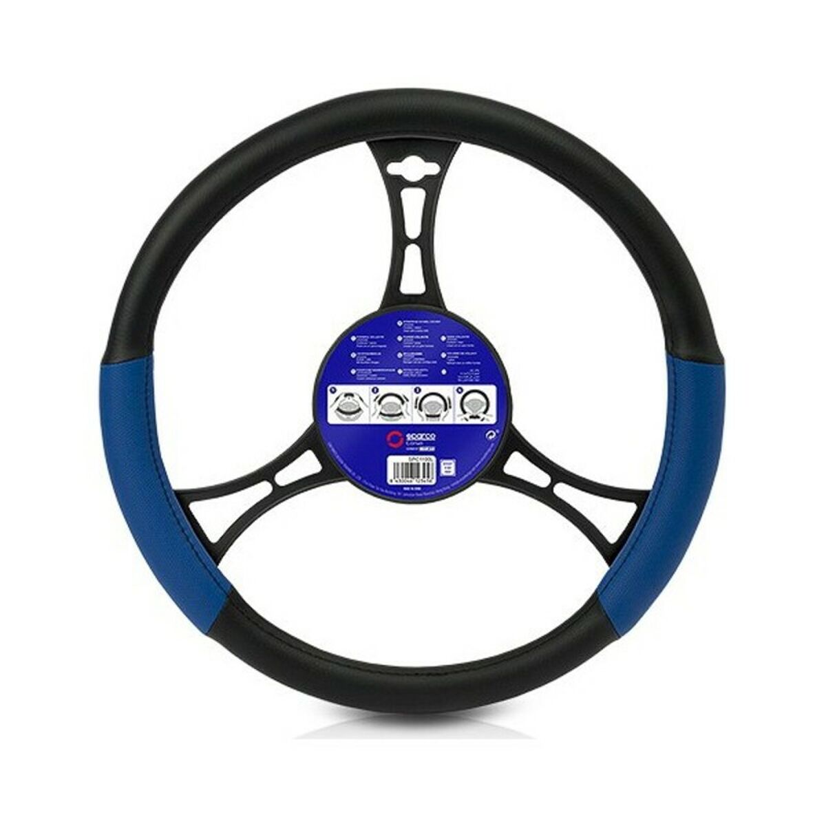 Оплетка руля Sparco SPC1100L Универсальный (Ø 37 - 39 cm)-3
