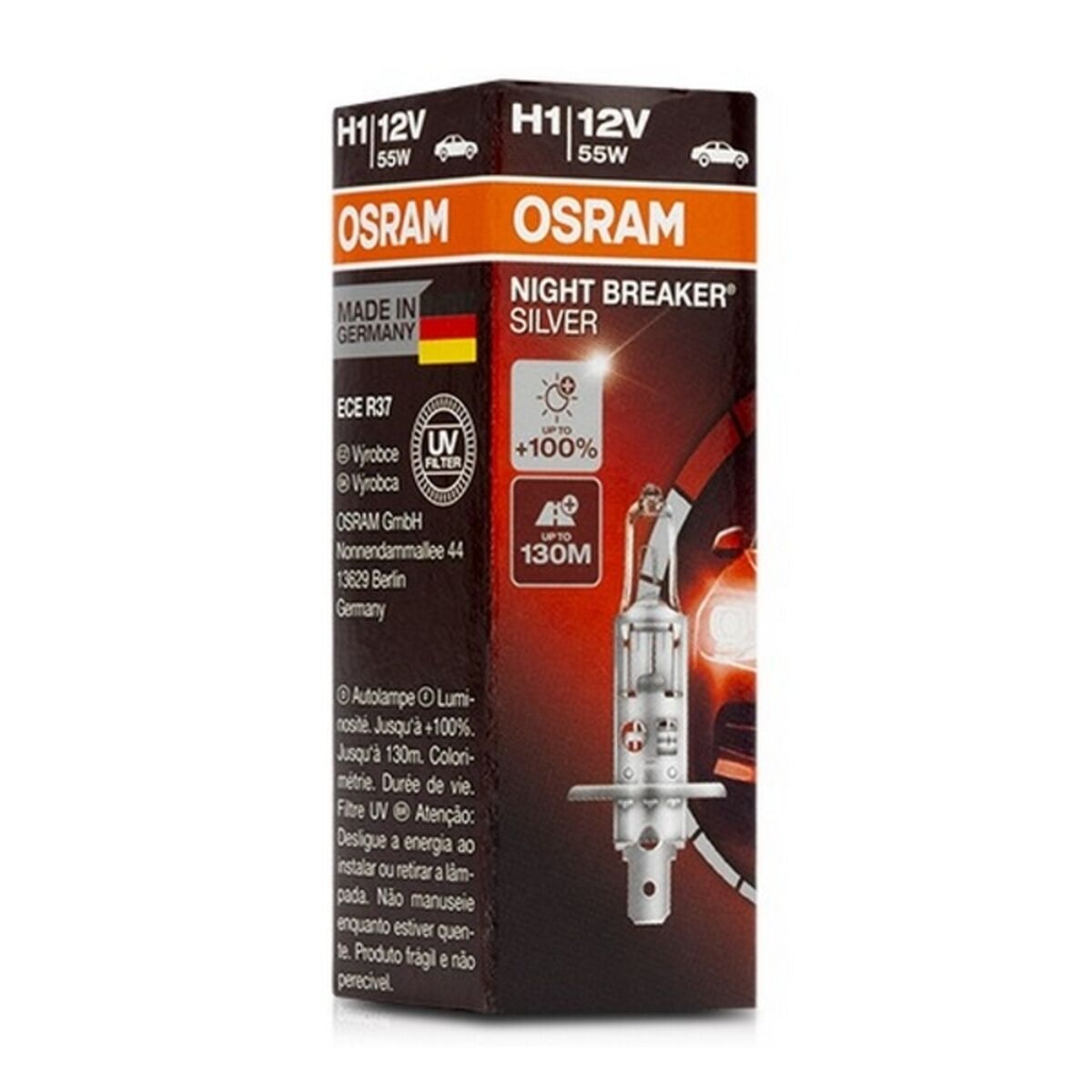 Osram 64150NBS H1 12V 55W車ランプ