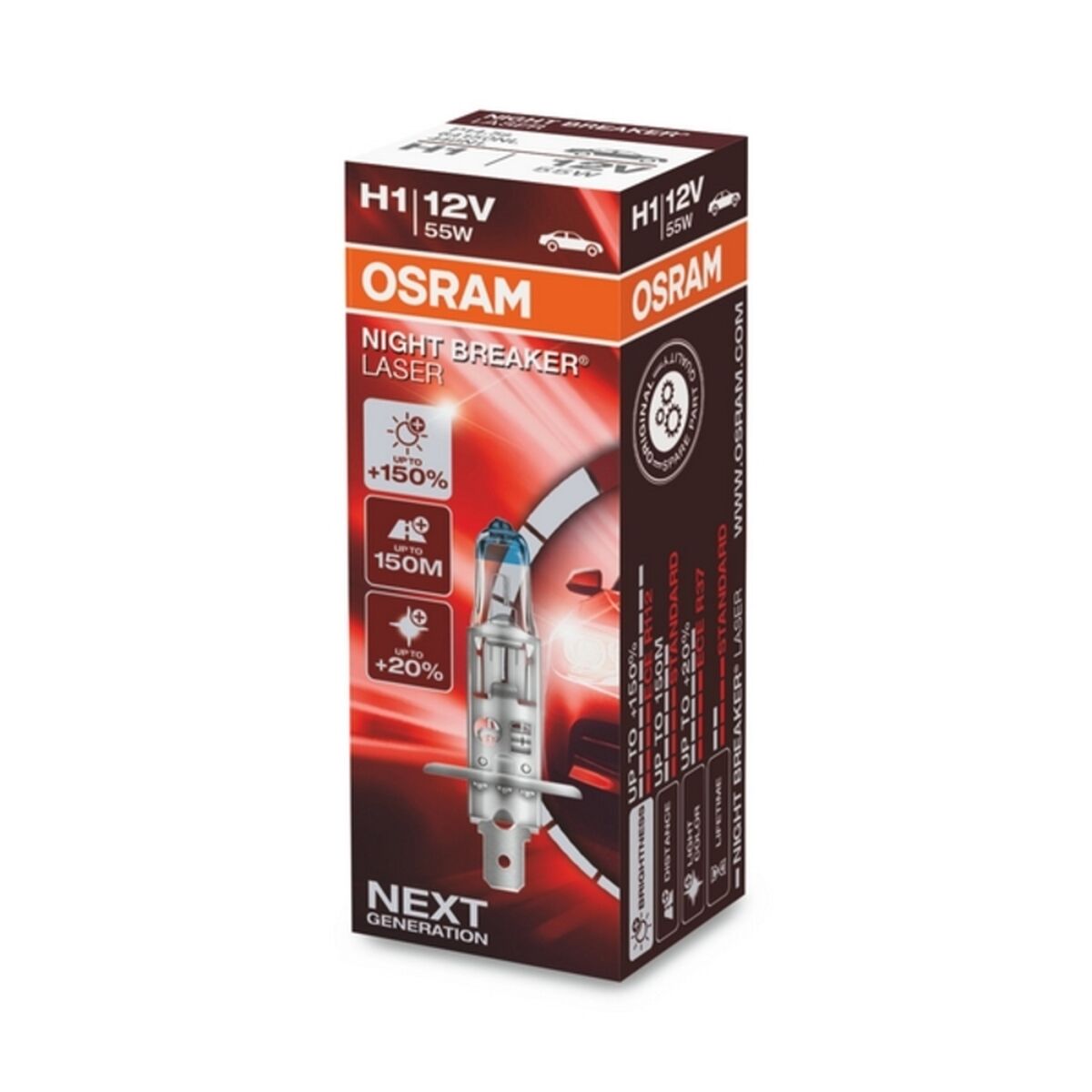 Автомобильная лампа Osram 64150NL H1 12V 55W-2