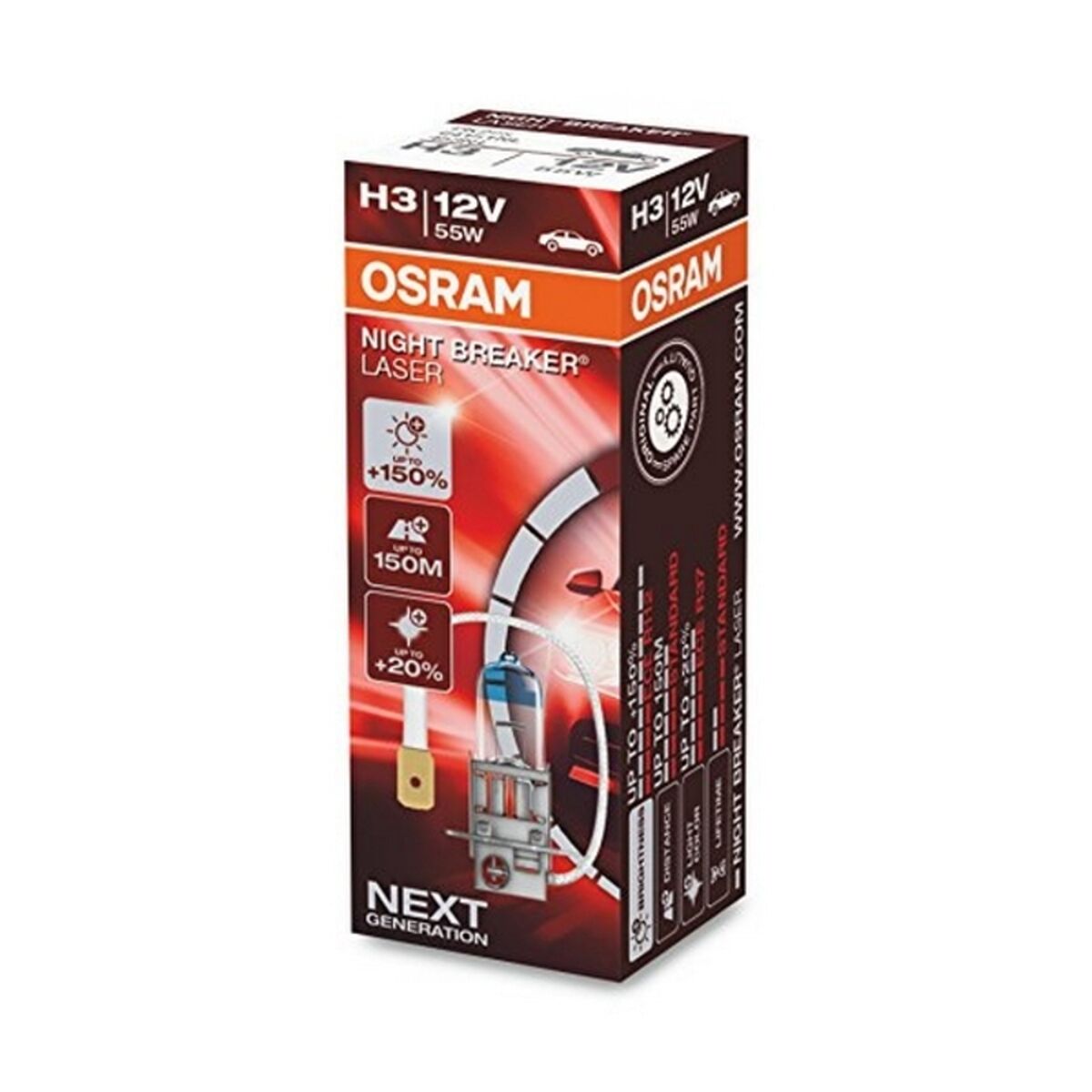 Автомобильная лампа Osram 64151NL H3 12V 55W-3